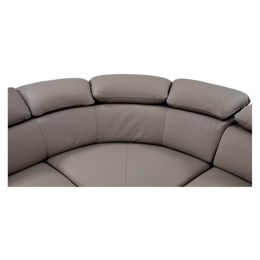 Tesla Tan Leather Sofa W/right Chaise (View 6 of 15)