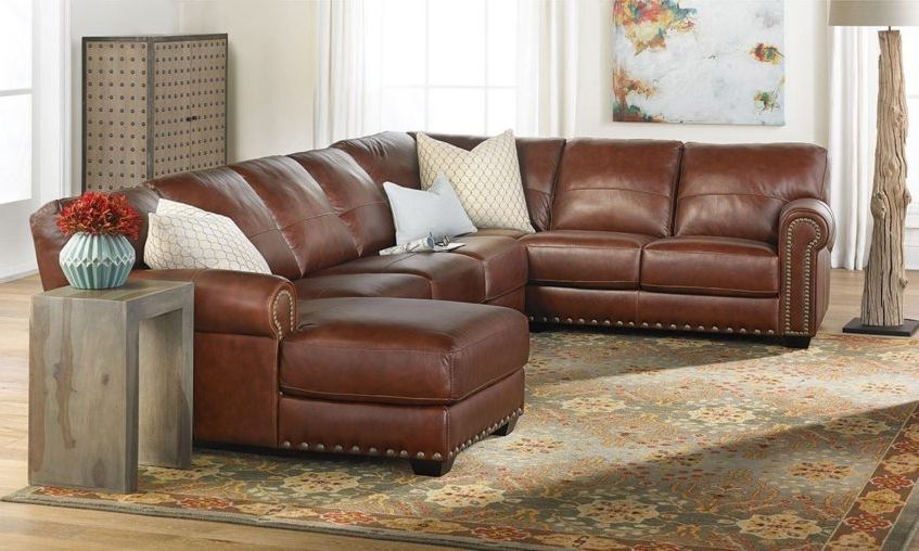 The Dump Sectional Sofas Intended For Most Recently Released Softline O'neal Leather Sectional Sofa With Chaise The Dump (View 10 of 10)