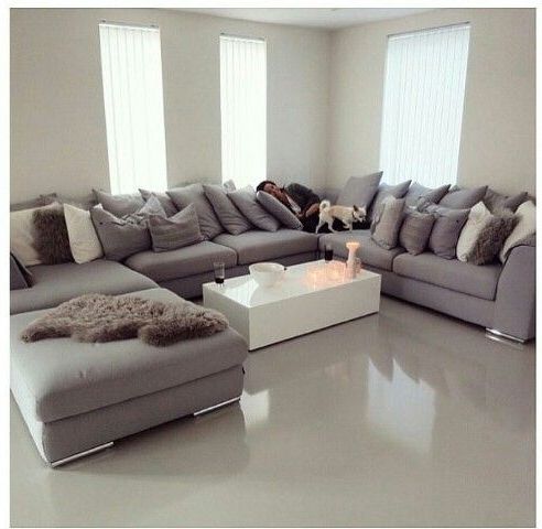 Trendy Big U Shaped Couches Inside U Shaped Sectional Sofa Black : Mtc Home Design – How To Use U (View 4 of 10)