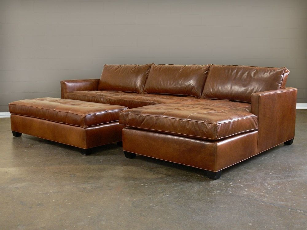 Trendy Brilliant Leather Chaise Sofa Unique Sectional The Throughout With Intended For Leather Chaises (Photo 5 of 15)
