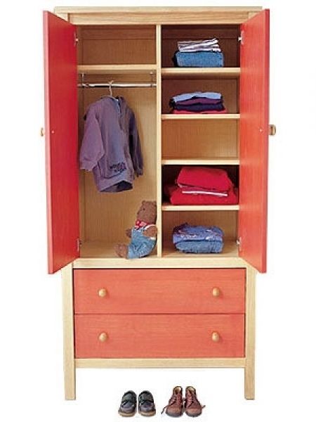 Trendy Childrens Wardrobes With Drawers And Shelves With Regard To Wardrobe With Shelves And Drawers Childrens Wardrobes Junior Rooms (View 3 of 15)