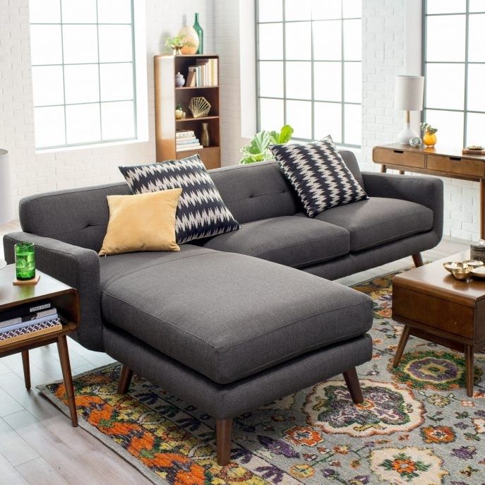 Trendy Living Room Furniture : Small Sectional Sofa Sectional Sofas Within Sectional Sofas For Small Doorways (View 3 of 10)