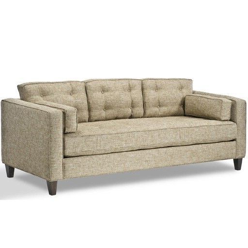 Trendy One Cushion Sofas Regarding One Cushion Couch Single Cushion Chair Long Cream Comfortable (View 9 of 10)