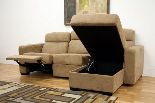 Trendy Sectional Sofas With Recliners For Small Spaces Regarding Sectional Sofas : Sectional Sofas For Small Spaces With Recliners (View 8 of 10)