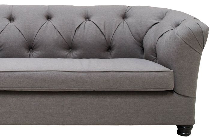 Tufted Linen Sofas Regarding 2018 Guests Can Get Comfortable On The Tufted Paloma Sofa, $395, In (View 8 of 10)