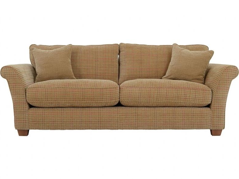 Tweed Fabric Sofas With 2018 Louisa 4 Seater Casual Fabric Sofa – Lee Longlands (View 5 of 10)