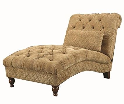 Upholstered Chaise Lounges With Widely Used Amazon: Coaster Home Furnishings Modern Transitional Scroll (View 5 of 15)