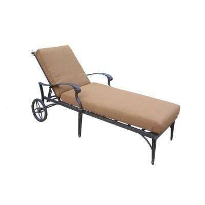 Uv Resistant Sunbrella Fabric – Outdoor Chaise Lounges – Patio Intended For Well Liked Fabric Outdoor Chaise Lounge Chairs (Photo 14 of 15)