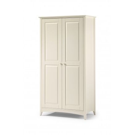 Well Known Cameo 2 Door Wardrobes Within Julian Bowen Cameo Stone White 2 Door Wardrobe (View 2 of 15)