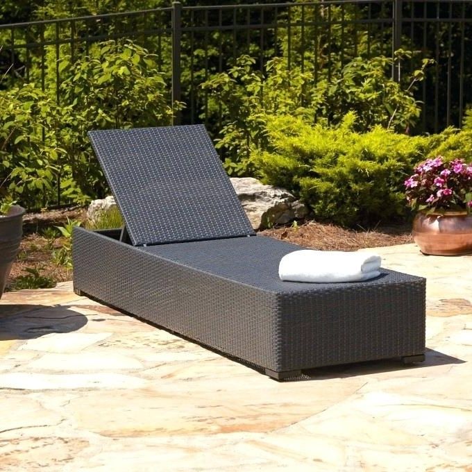 Well Known Eliana Outdoor Brown Wicker Chaise Lounge Chairs Intended For Outdoor Wicker Chaise Lounge Eliana Outdoor Brown Wicker Chaise (View 14 of 15)