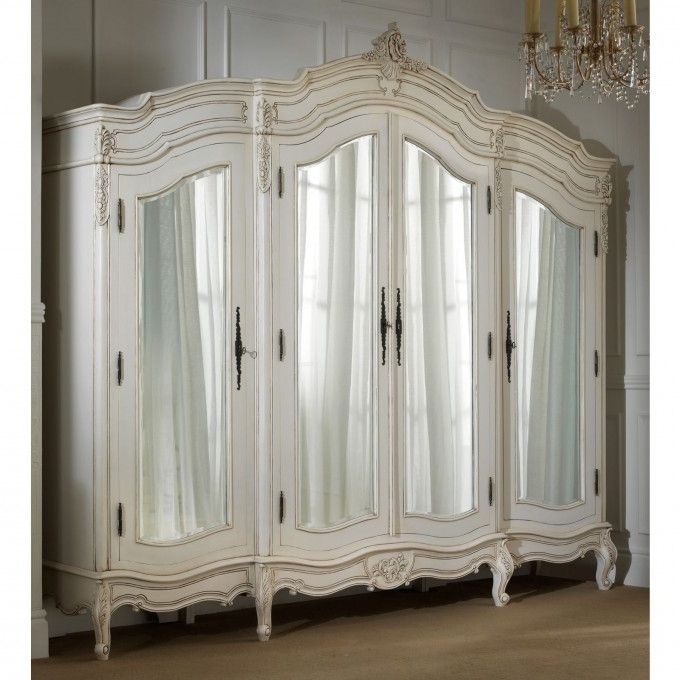 Well Known Furniture: Exciting Armoire Wardrobe For Interior Storage Design Throughout White Vintage Wardrobes (View 14 of 15)
