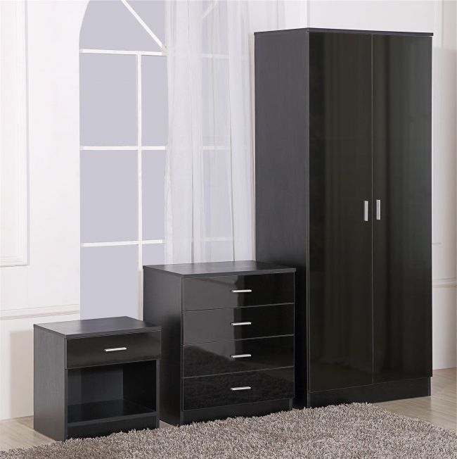 Well Known Stunning Black Wardrobe With Drawers Best 25 White Wardrobe Ideas Within Black Wardrobes With Drawers (View 3 of 15)