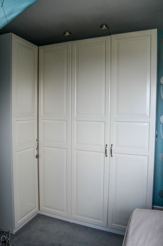 Well Known White Corner Wardrobes With Regard To Ikea Pax White L Shaped Corner Wardrobe (View 11 of 15)