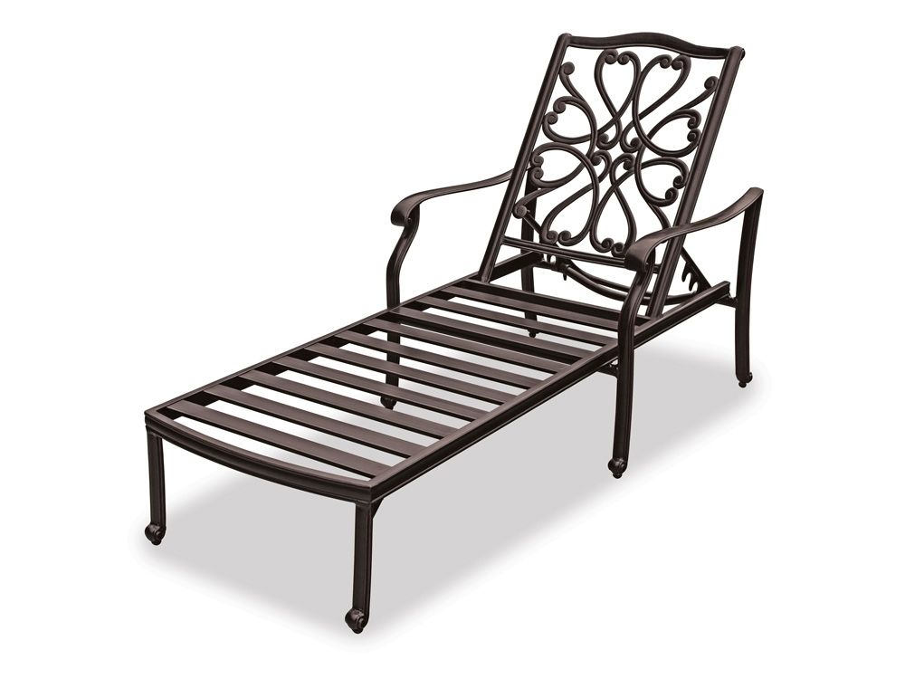 Well Known Wrought Iron Outdoor Chaise Lounge Chairs With Regard To Stylish Aluminum Patio Lounge Chairs Pool Chaise Lounge Chairs (Photo 2 of 15)
