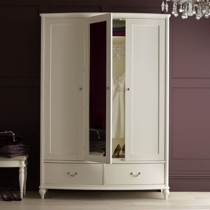 Well Liked Bordeaux Wardrobes With Regard To Buy Bentley Designs Bordeaux Ivory Wardrobe – Triple Online – Cfs Uk (View 11 of 15)