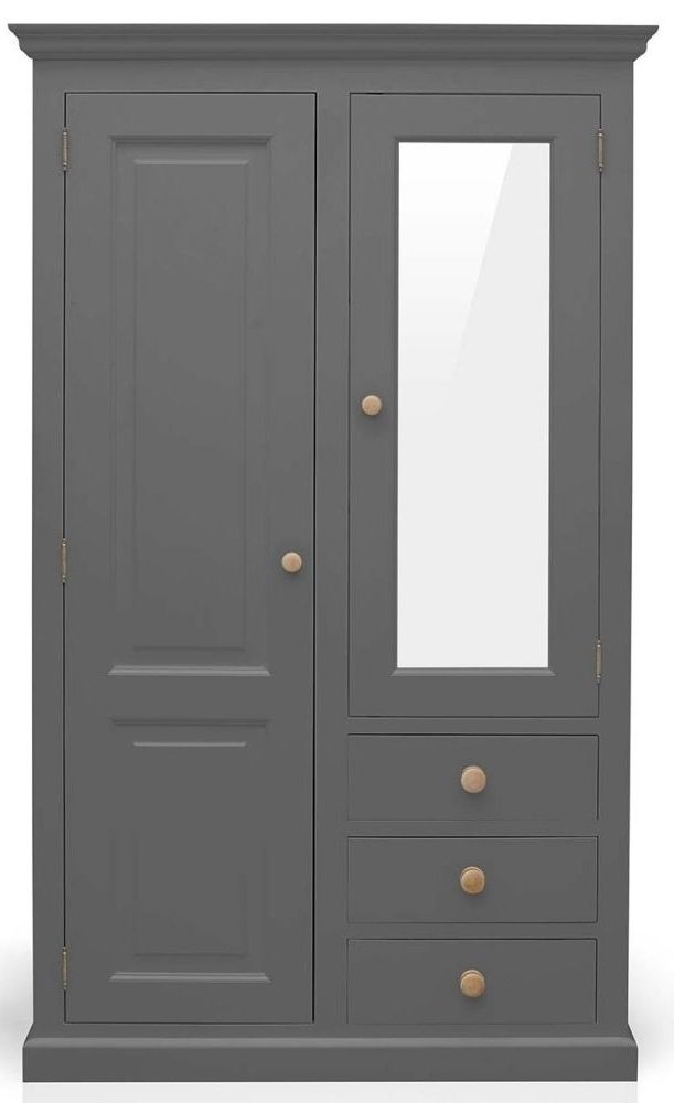 Well Liked Buy Tfw Mottisfont Grey Wardrobe – Combination Online – Cfs Uk Pertaining To Chest Of Drawers Wardrobes Combination (View 3 of 15)