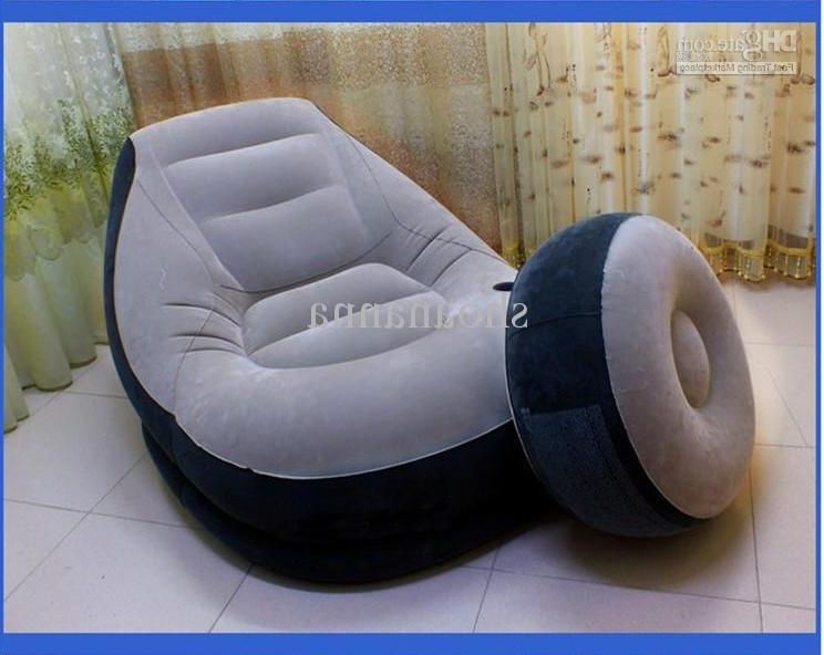 Well Liked Inflatable Sofas And Chairs With Regard To 2018 Intex Elegant Thickened Inflatable Sofa Armchair With An Air (Photo 5 of 10)