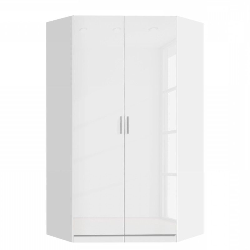White Corner Wardrobes, German Quality Bedroom Furniture Within Most Recently Released White Gloss Corner Wardrobes (View 11 of 15)
