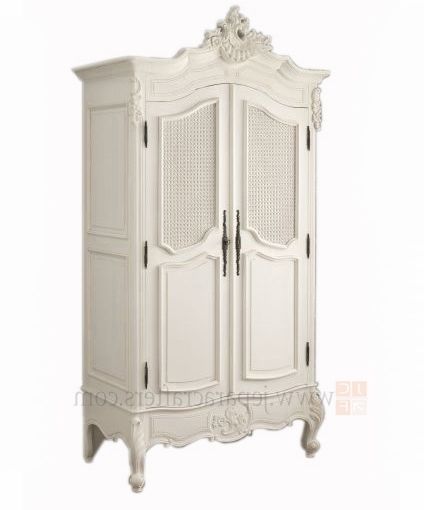 White Rattan Wardrobes For Most Current Supplier Bedroom Indonesia French Furniture Carving Armoire Wardrobe (View 7 of 15)