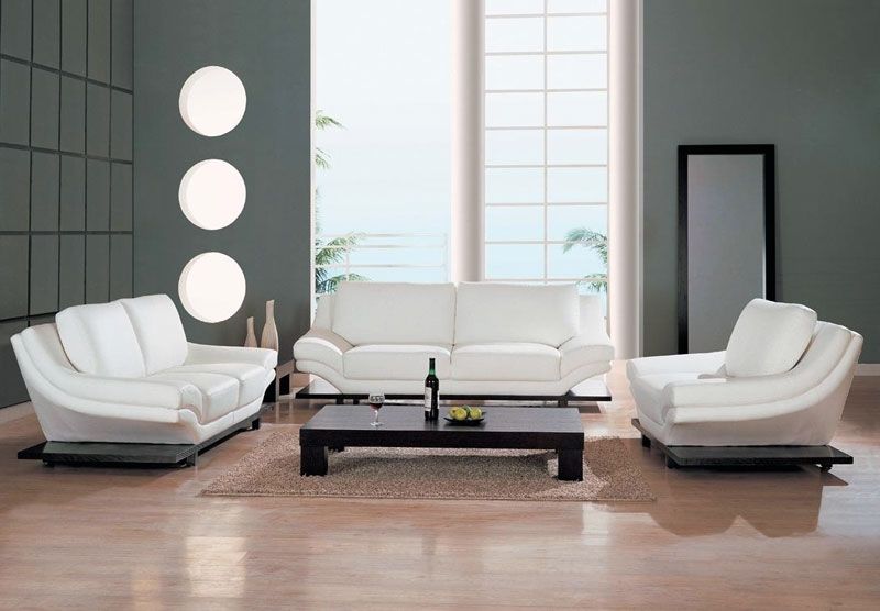 White Sofa Chairs Throughout Most Recent Living Room: Cool Modern Living Room Sets Sofa Sets For Living (View 9 of 10)