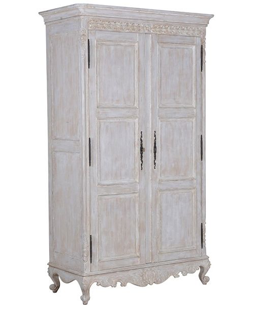 Whitewash Wardrobes Pertaining To Most Popular Chateau Bedroom Furniture In A Whitewashed Finish From The Uks (View 1 of 15)