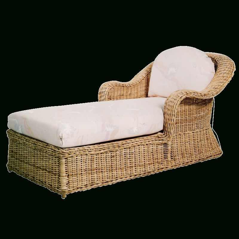 Wicker Chaise Lounges With Most Recent Tampa Wicker Chaise Lounge (Photo 2 of 15)