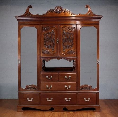 Widely Used Ornate Wardrobes In Ornate Mahogany Wardrobe (View 1 of 15)