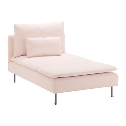 Widely Used Söderhamn Chaise – Samsta Light Pink – Ikea Inside Ikea Chaise Longues (View 11 of 15)