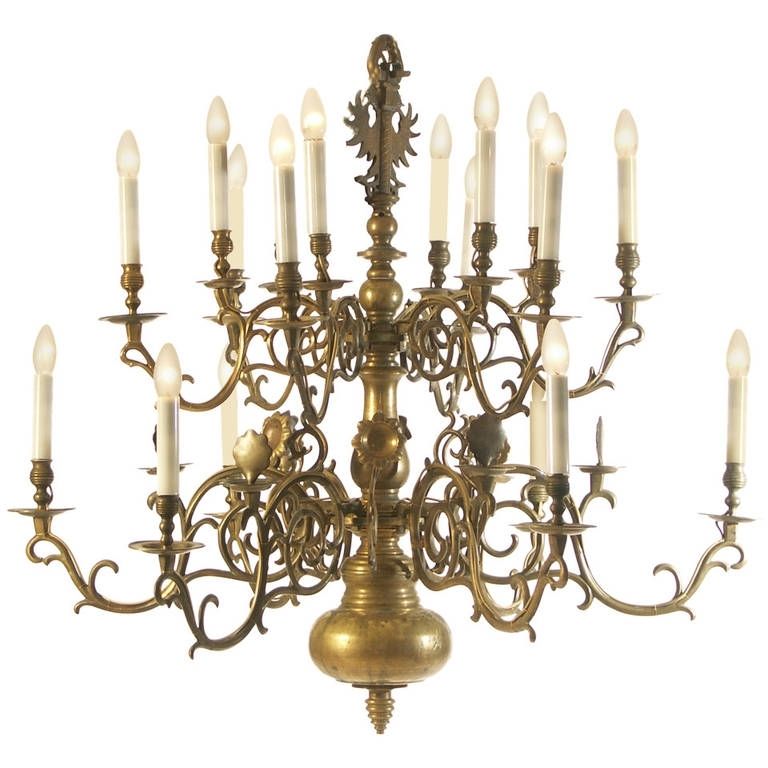 2017 18th Century Large Polish Baroque Chandelier At 1stdibs Throughout Baroque Chandelier (Photo 1 of 10)