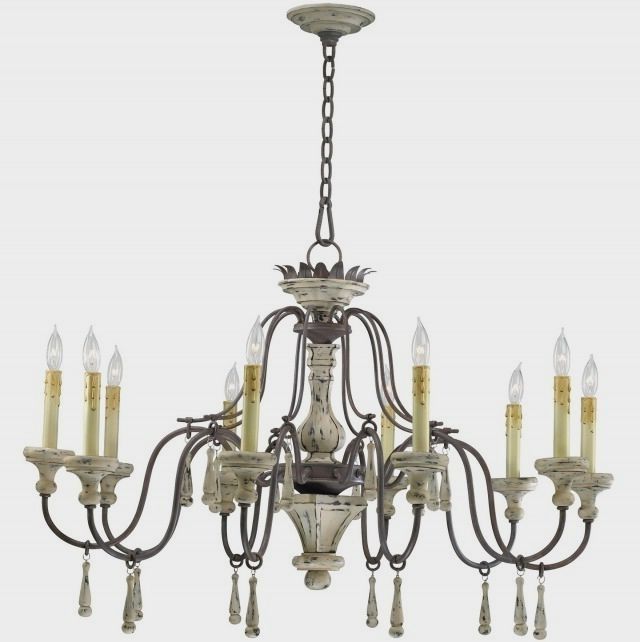 2017 French Style Chandeliers Pertaining To Country French Style Chandeliers : Fascinating Ideas For Shabby Chic (View 9 of 10)