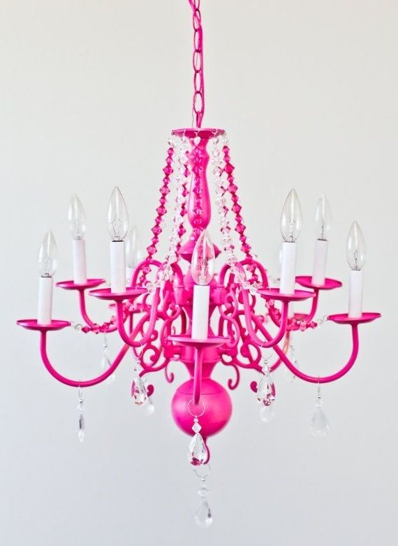 Featured Photo of 10 Best Turquoise and Pink Chandeliers