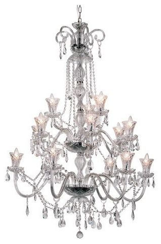 3 Tier Crystal Chandelier Pertaining To Well Known Trans Globe Lighting – Trans Globe Lighting Hx 15 15 Light 3 Tier (View 7 of 10)
