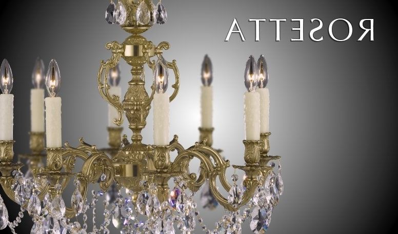 American Brass & Crystal With Most Recently Released Brass And Crystal Chandeliers (View 8 of 10)