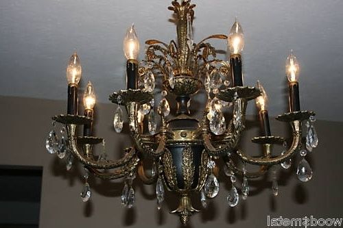 Antique Brass Chandeliers – 3 Light Antique Brass Chandelier In Widely Used Old Brass Chandelier (View 10 of 10)