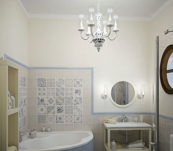 Bathroom Lighting Chandeliers Intended For Well Known Classic Pendant Chandelier Bathroom Lighting Ideas For Small (View 3 of 10)
