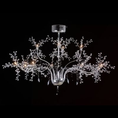 Branch Crystal Chandelier Inside Well Known Finely Designer Crystal Balls And Metal Branches Whimsical 23.6"high (Photo 8 of 10)