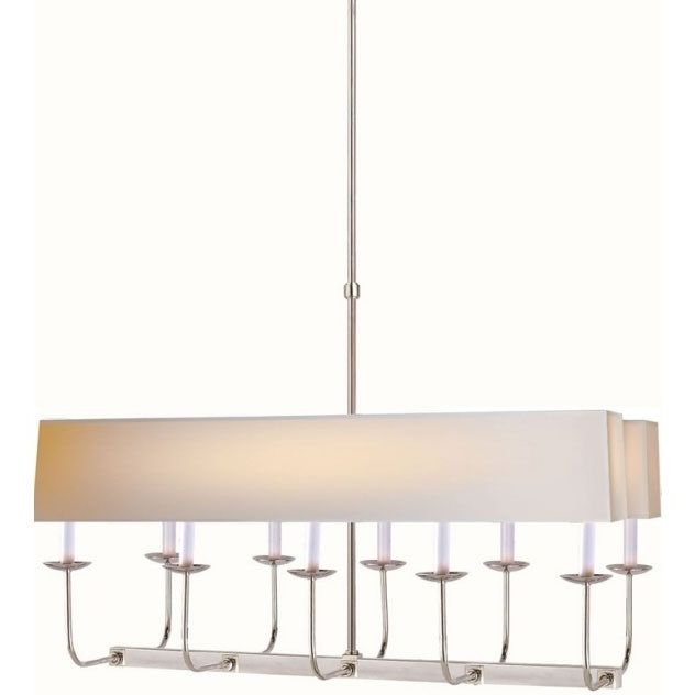 Branched Chandelier In Most Current Visual Comfort Sl5863pn Np2 Studio Sandy Chapman 10 Light Linear (Photo 3 of 10)