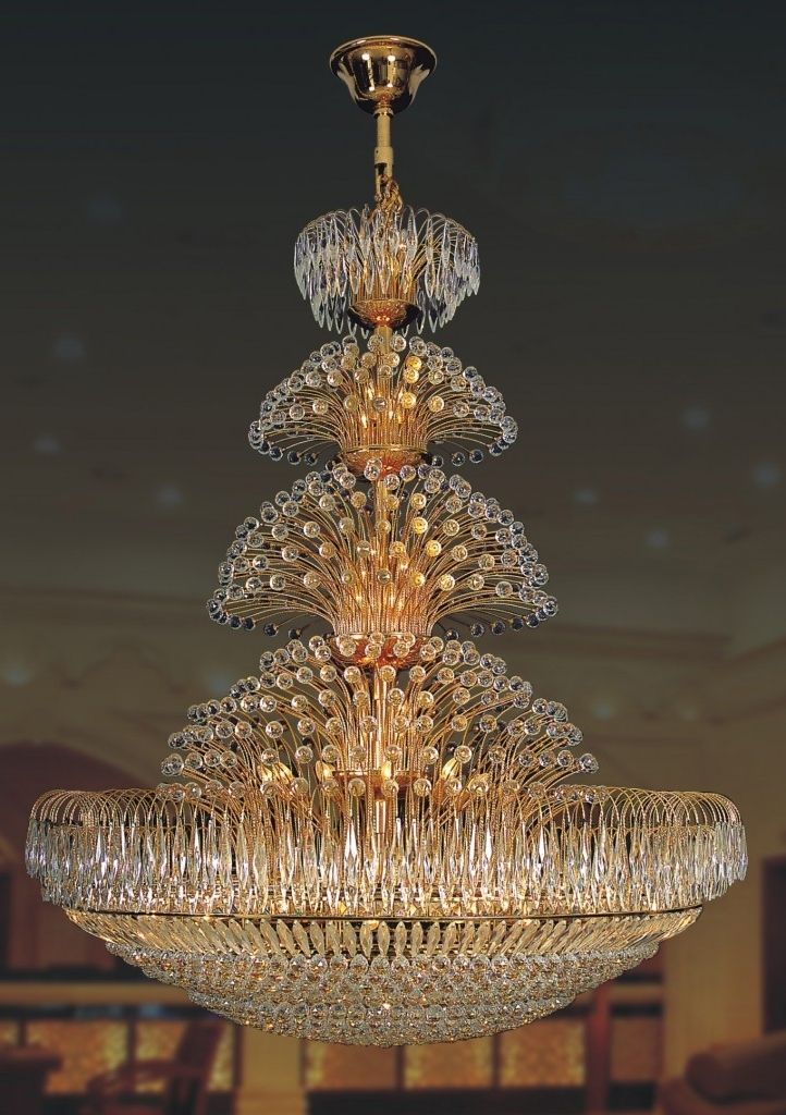 Chandelier. Awesome Large Crystal Chandelier: Wonderful Large For Well Liked Huge Crystal Chandelier (Photo 8 of 10)