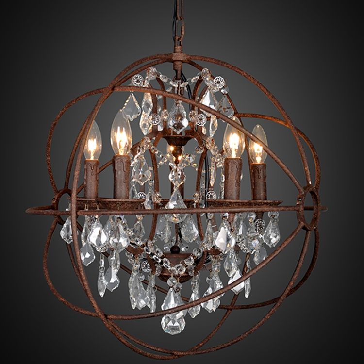 Chandelier Inspiring Rustic Crystal Chandelier Rustic Dining Room Intended For Most Up To Date Small Rustic Crystal Chandeliers (View 1 of 10)
