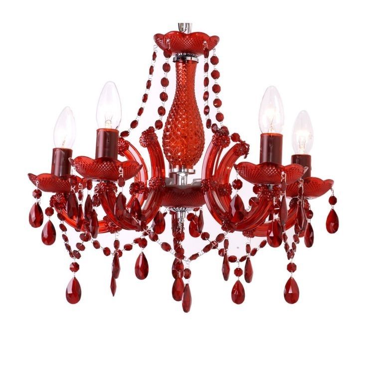 Chandelier Throughout Red Chandeliers (Photo 7 of 10)