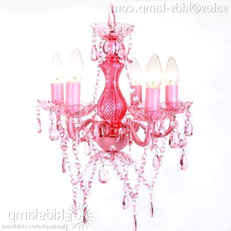 Featured Photo of 2024 Best of Pink Plastic Chandeliers