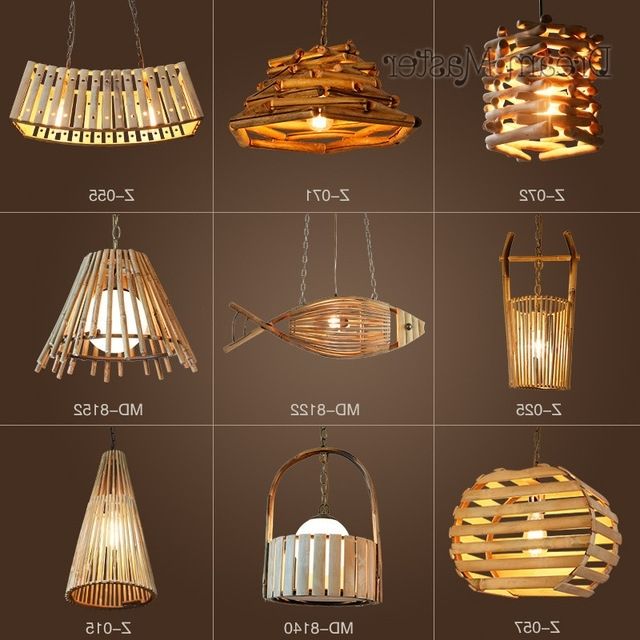Chinese Chandeliers Intended For Most Popular Chinese Style Creative Personality Bamboo And Rattan Chandeliers (View 6 of 10)