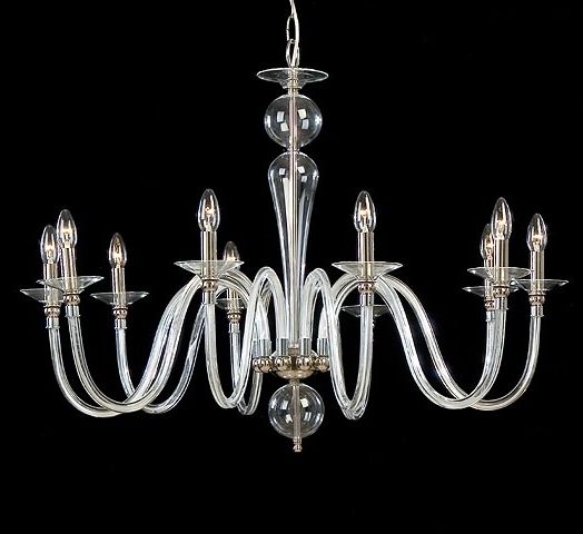 Clear Glass Chandeliers Throughout Favorite Murano Chandeliers (Photo 10 of 10)