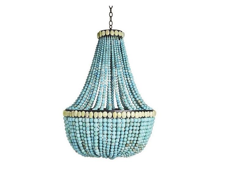 Cococozy For Large Turquoise Chandeliers (View 1 of 10)