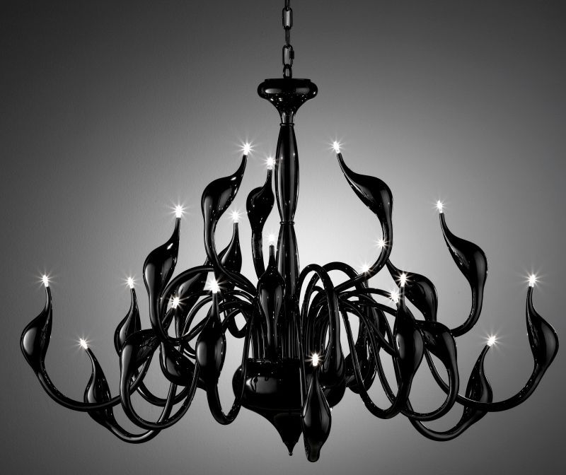 Contemporary Black Chandelier Pertaining To Most Up To Date Contemporary Black Chandeliers : Best Contemporary Chandeliers Today (Photo 4 of 10)