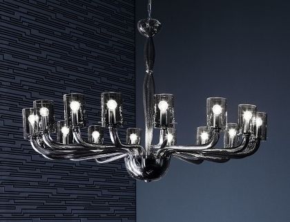 Contemporary Modern Chandeliers Inside Well Known Modern Chandeliers – Murano Lighting (Photo 1 of 10)