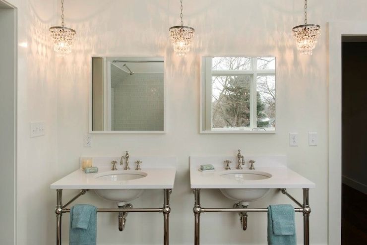 Fashionable Mini Bathroom Chandeliers With Captivating Small Bathroom Chandelier Crystal Bathroom Chandeliers (Photo 1 of 10)