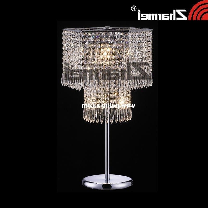 Fashionable Small Chandelier Table Lamps In Beautiful Chandelier Table Lamps For Garden And Small Room Inside (View 8 of 10)