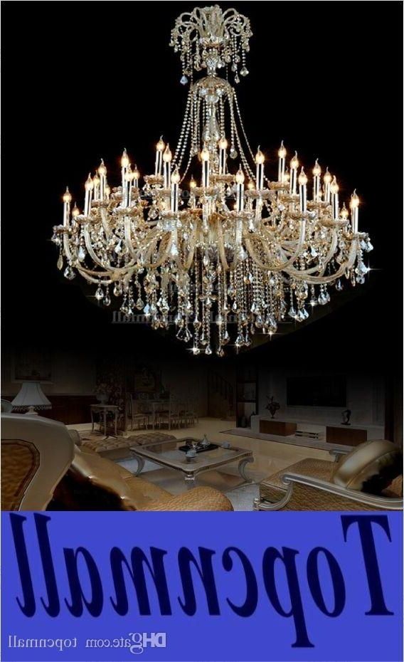 Fashionable Vintage Extra Large Crystal Chandelier Entryway Antique Huge French With Regard To Huge Crystal Chandelier (View 10 of 10)