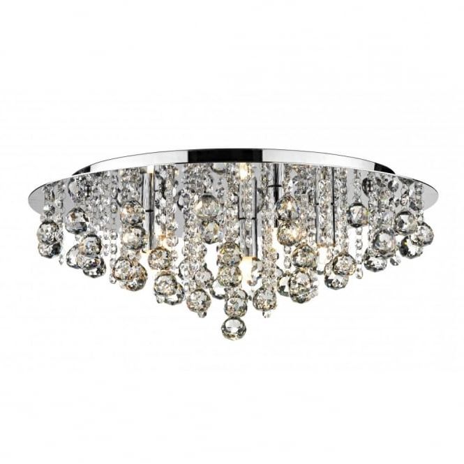 Favorite Crystal Flush Chandelier For Low Ceiling Buy Online. Throughout Low Ceiling Chandelier (Photo 1 of 10)
